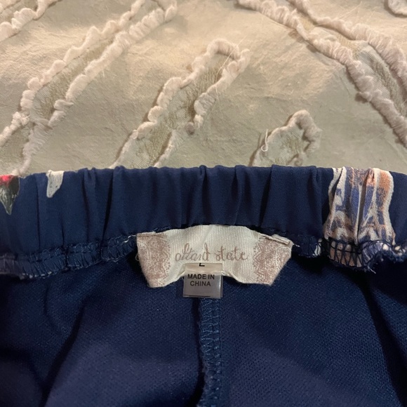 Blue Floral & Steer Print Shorts | Altar’d State - Picture 3 of 3